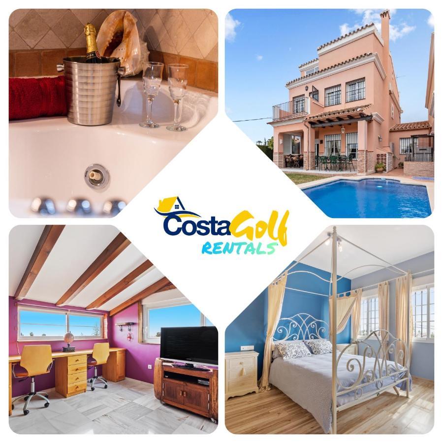 Villa Estilo Mediterranea Con Piscina, Jardin, Bbq Y Jacuzzi - Villa Bel Air Real Estepona Kültér fotó
